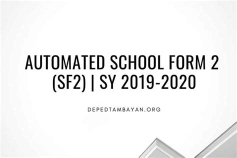 automated school form 2 free download|DepEd Tambayan .